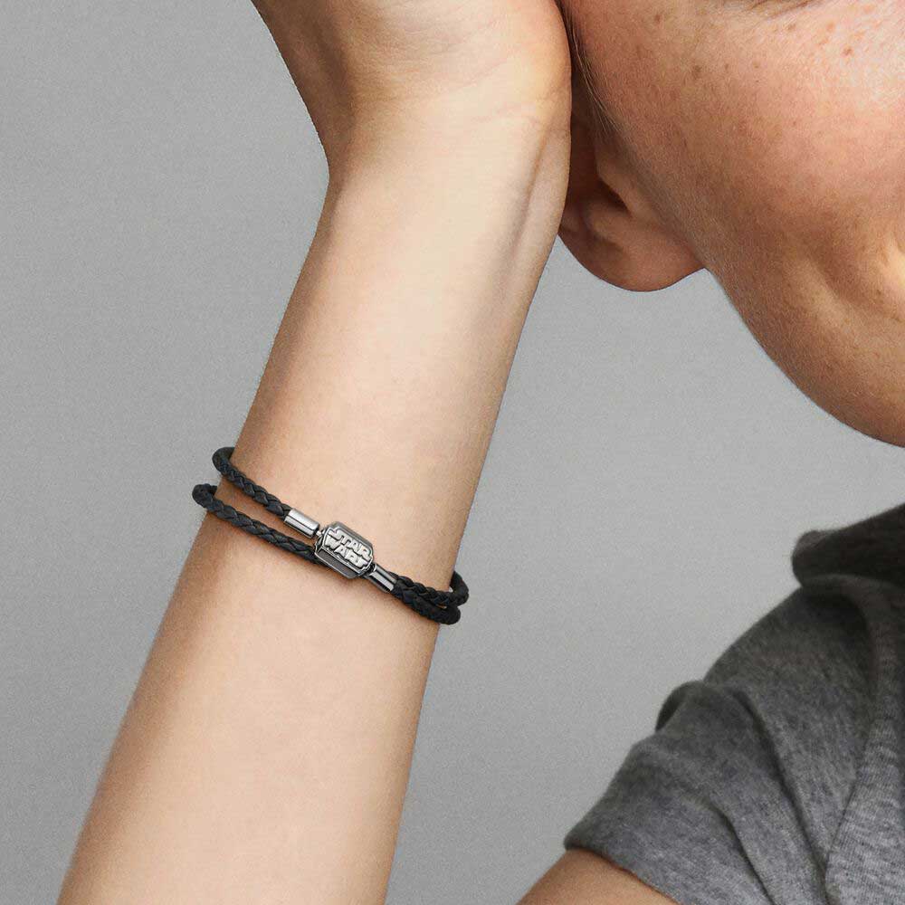 Pandora bracciale pelle nero Pandora bracciale pelle nero