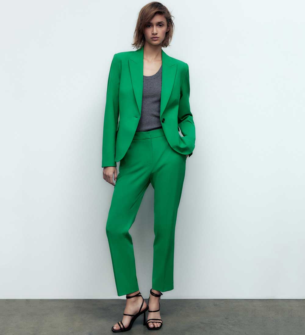 Abito verde Zara