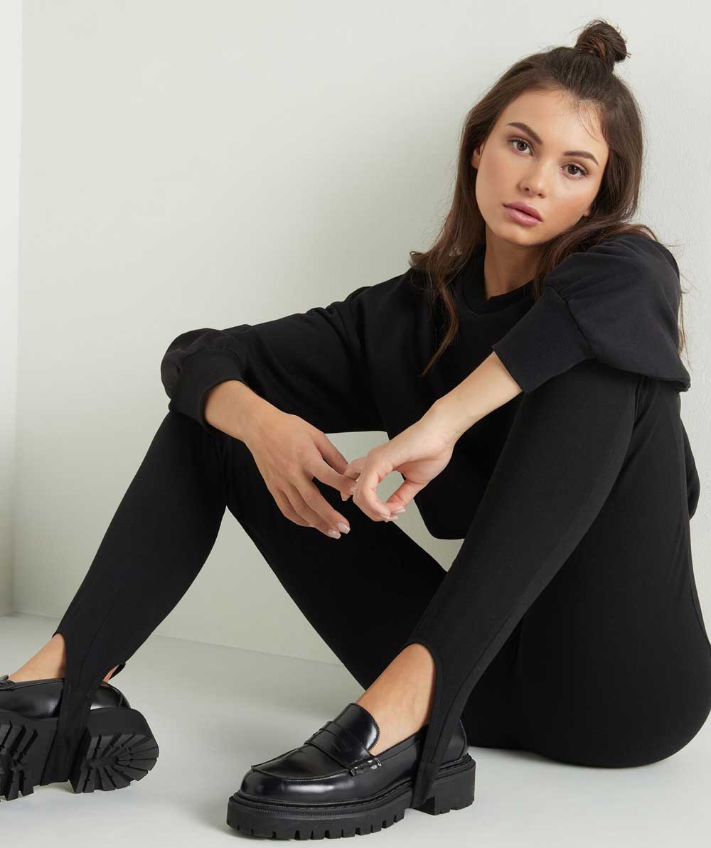 Leggings con ghette Leggings con ghette