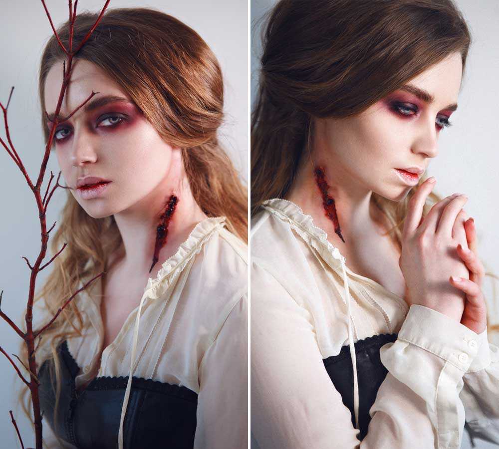 Halloween trucco ragazza Halloween trucco ragazza