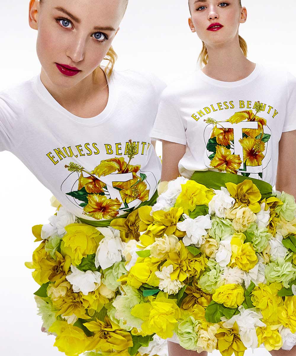 Twin Set t-shirt a fiori