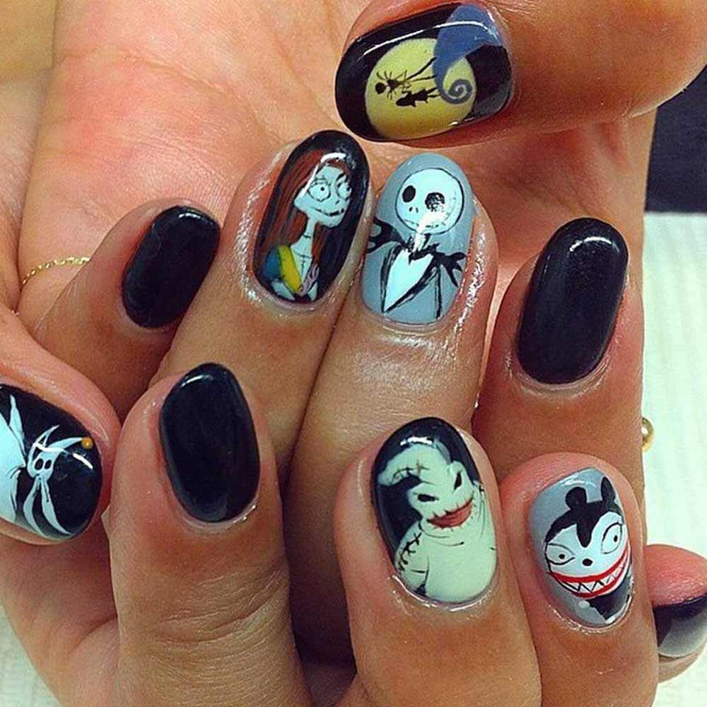 Halloween nail art idee originali