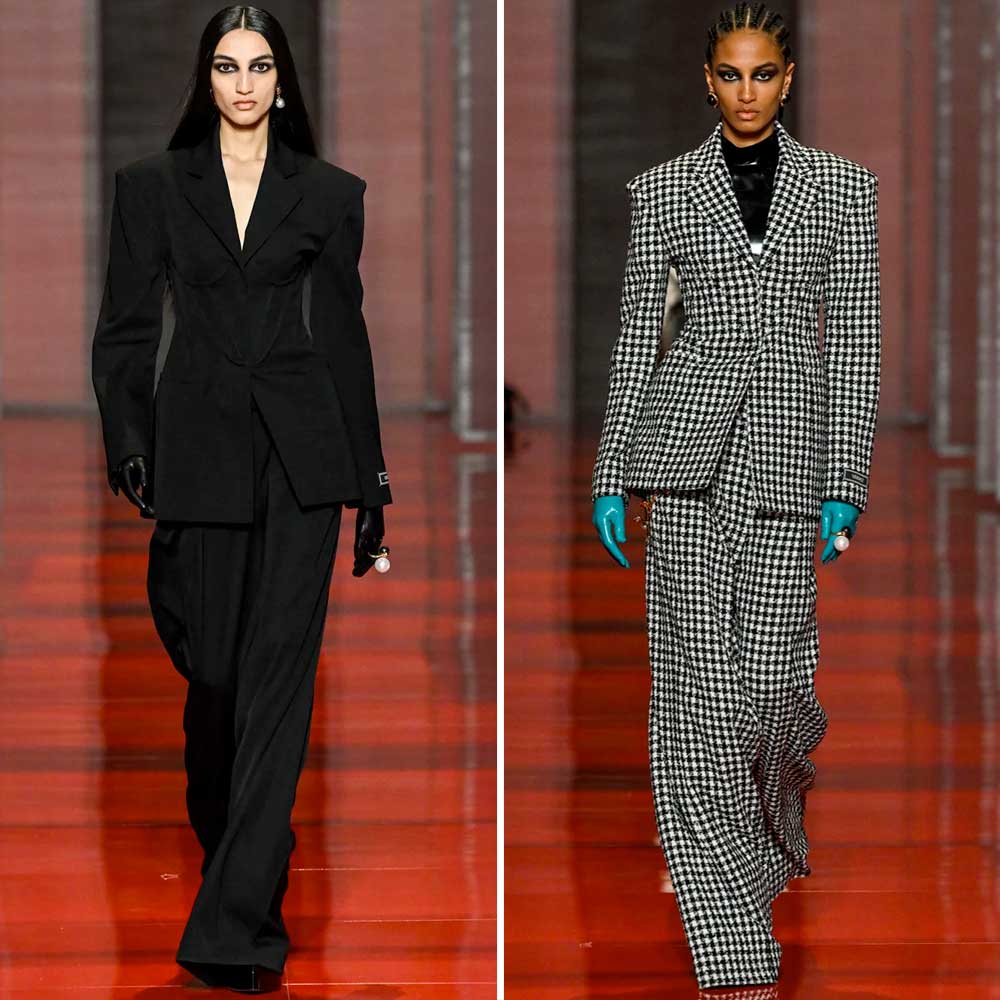 Sfilata Versace autunno inverno 2022 2023