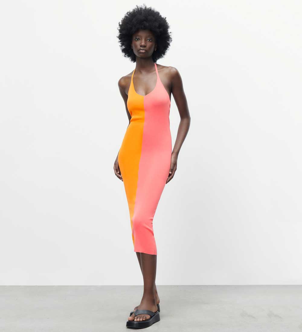 Zara abito bicolore Zara abito bicolore