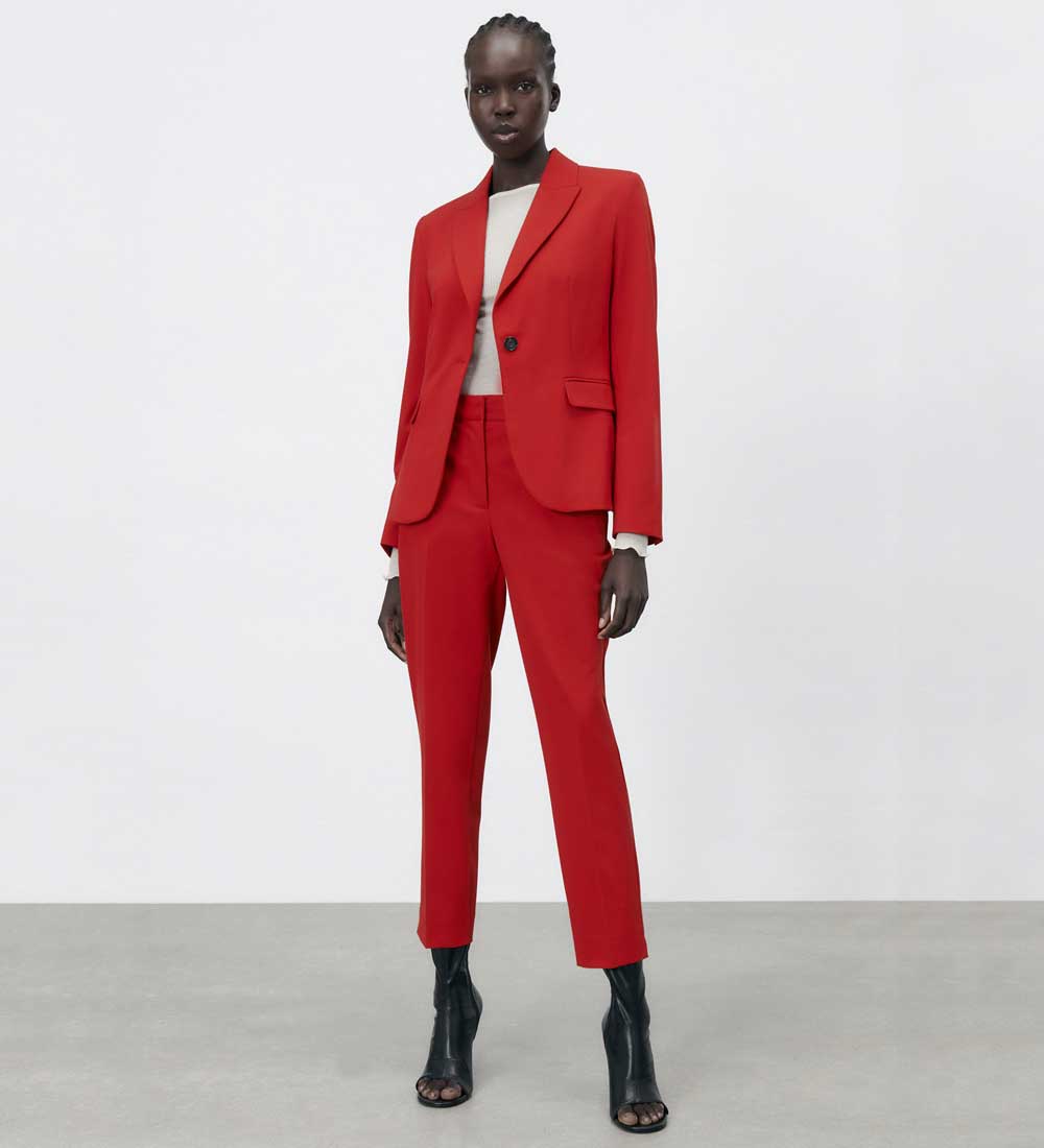 Zara blazer rosso