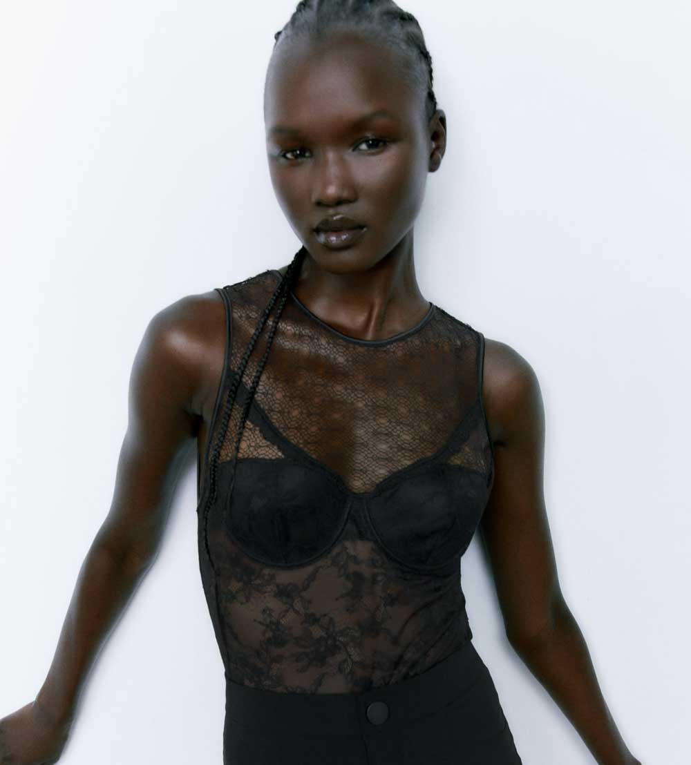 Body in pizzo Zara Body in pizzo Zara