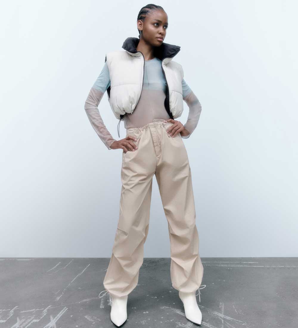Zara pantaloni cargo tendenza Zara pantaloni cargo tendenza