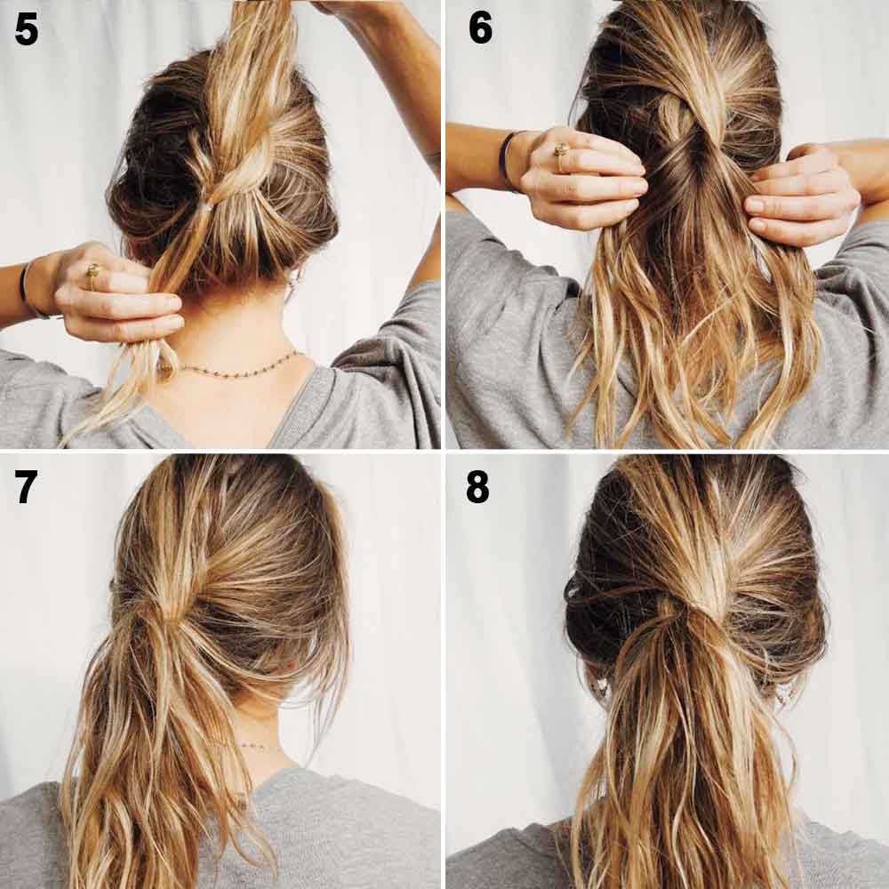 Tutorial coda bassa capelli lisci Tutorial coda bassa capelli lisci