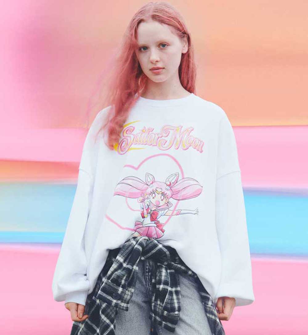 Felpa Sailor Moon Bershka