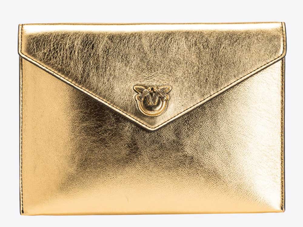 gold pouch bag