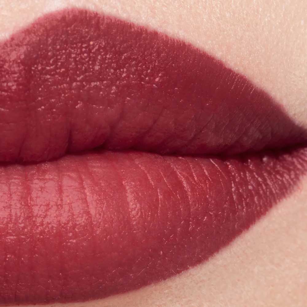 Swatches rossetto Chanel rosso marsala
