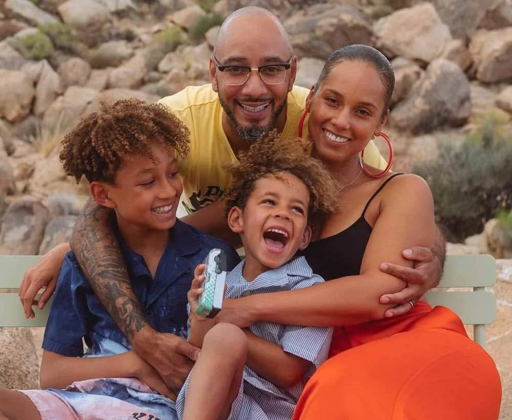 Alicia Keys e famiglia
