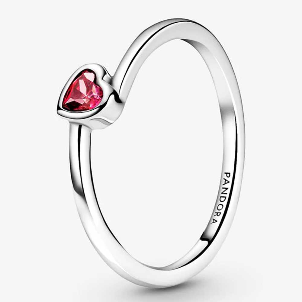 Anello con cuore Pandora