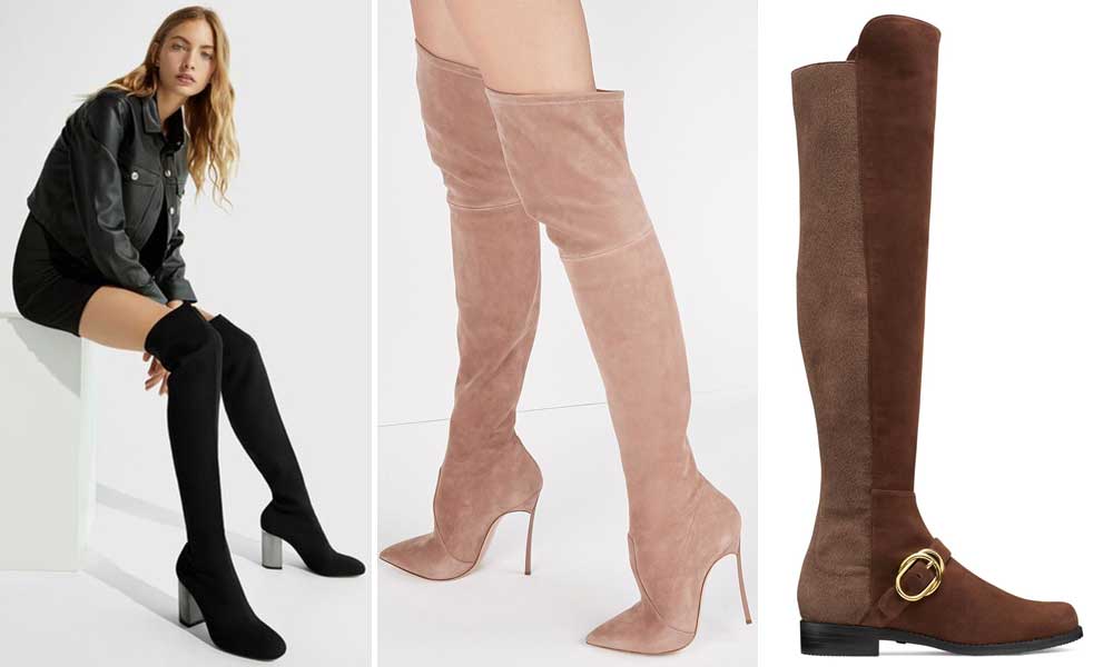 stivali sopra il ginocchio curvy