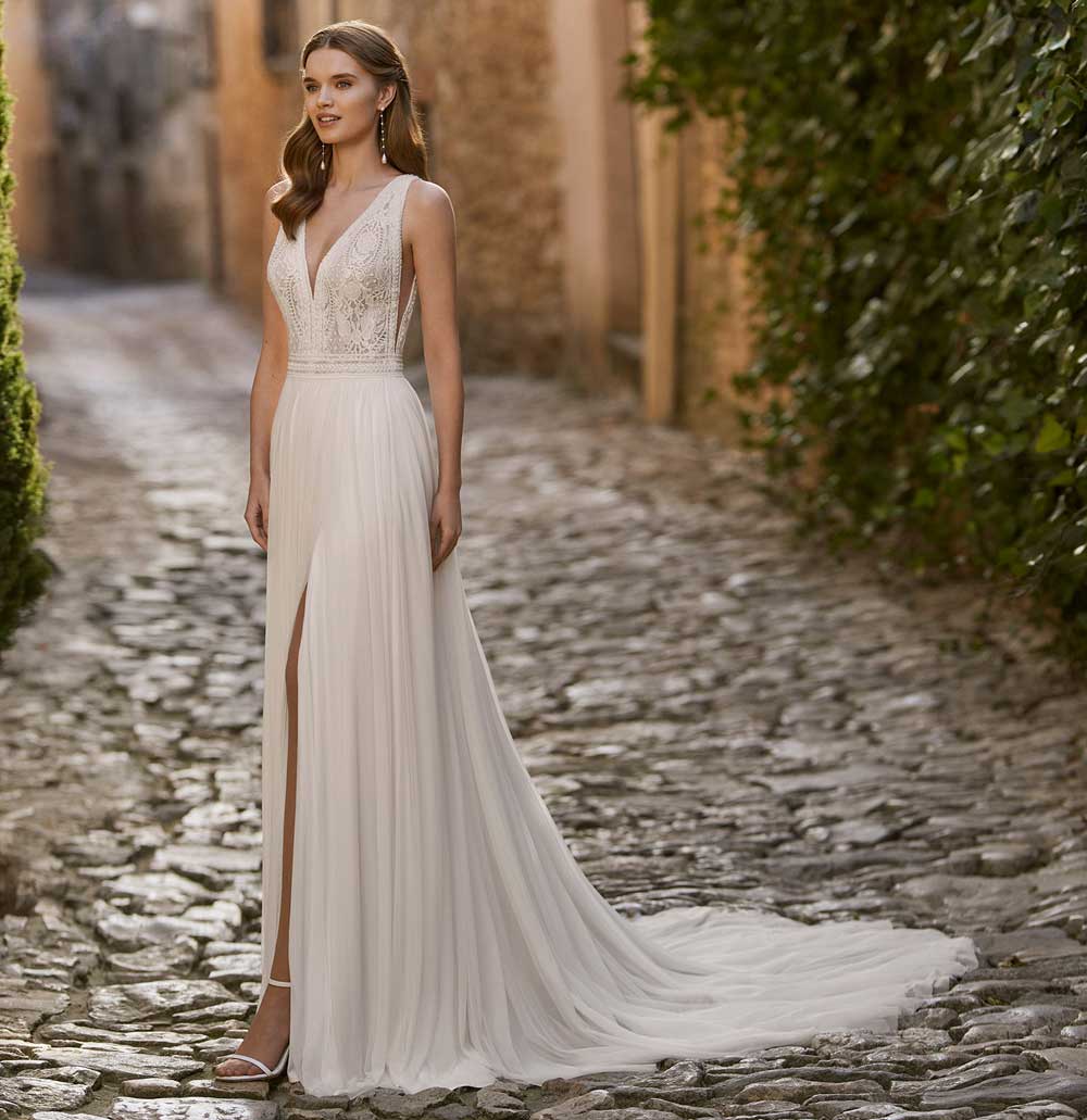 vestiti da sposa boho chic 2023