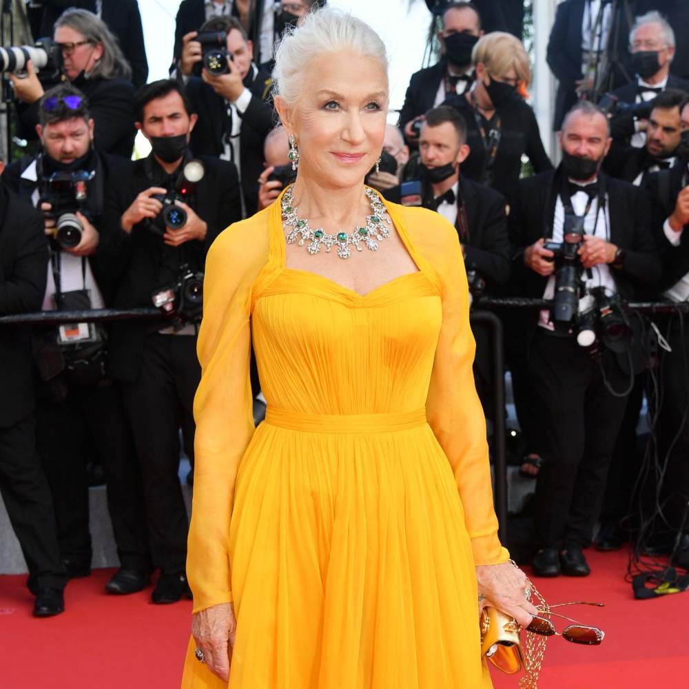 Helen Mirren beauty look Cannes 2021