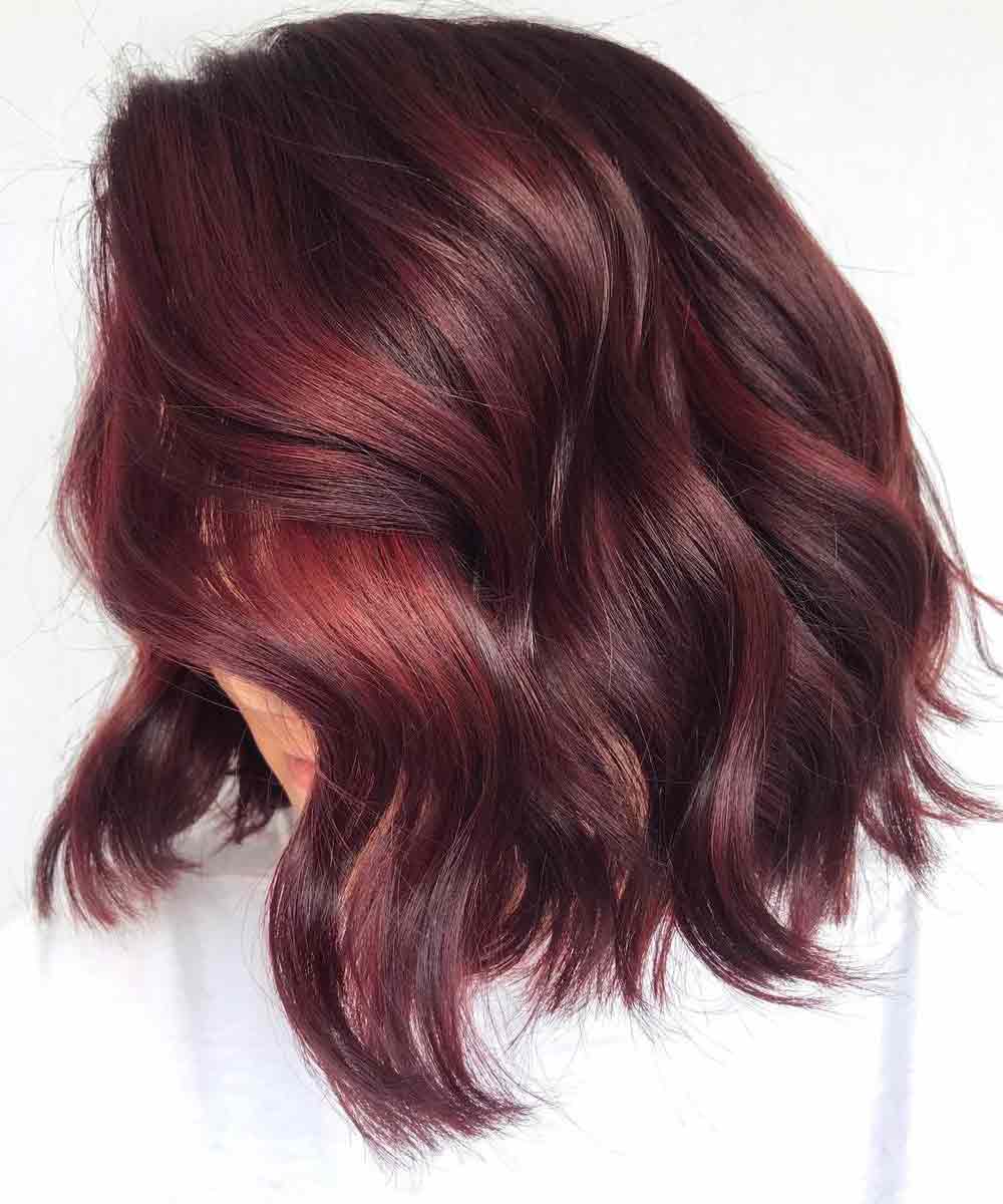 French balayage rosso French balayage rosso