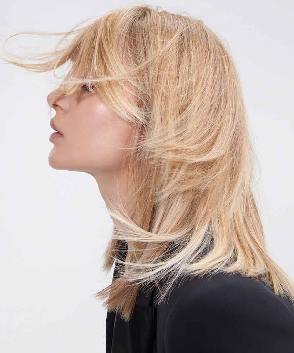 Tagli scalati capelli medi lisci frangia Tagli scalati capelli medi lisci frangia