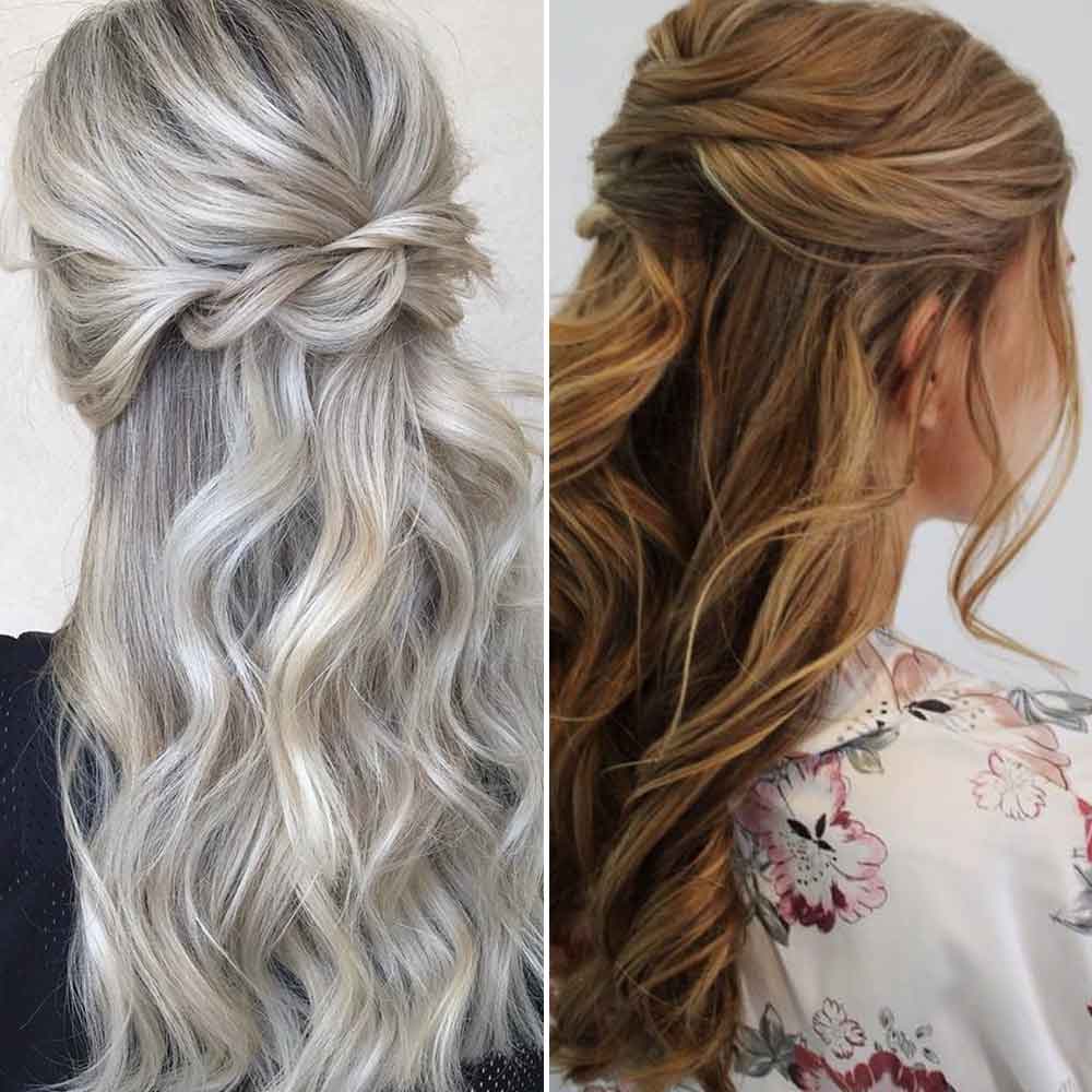 Acconciatura semplice per capelli lunghi Acconciatura semplice per capelli lunghi