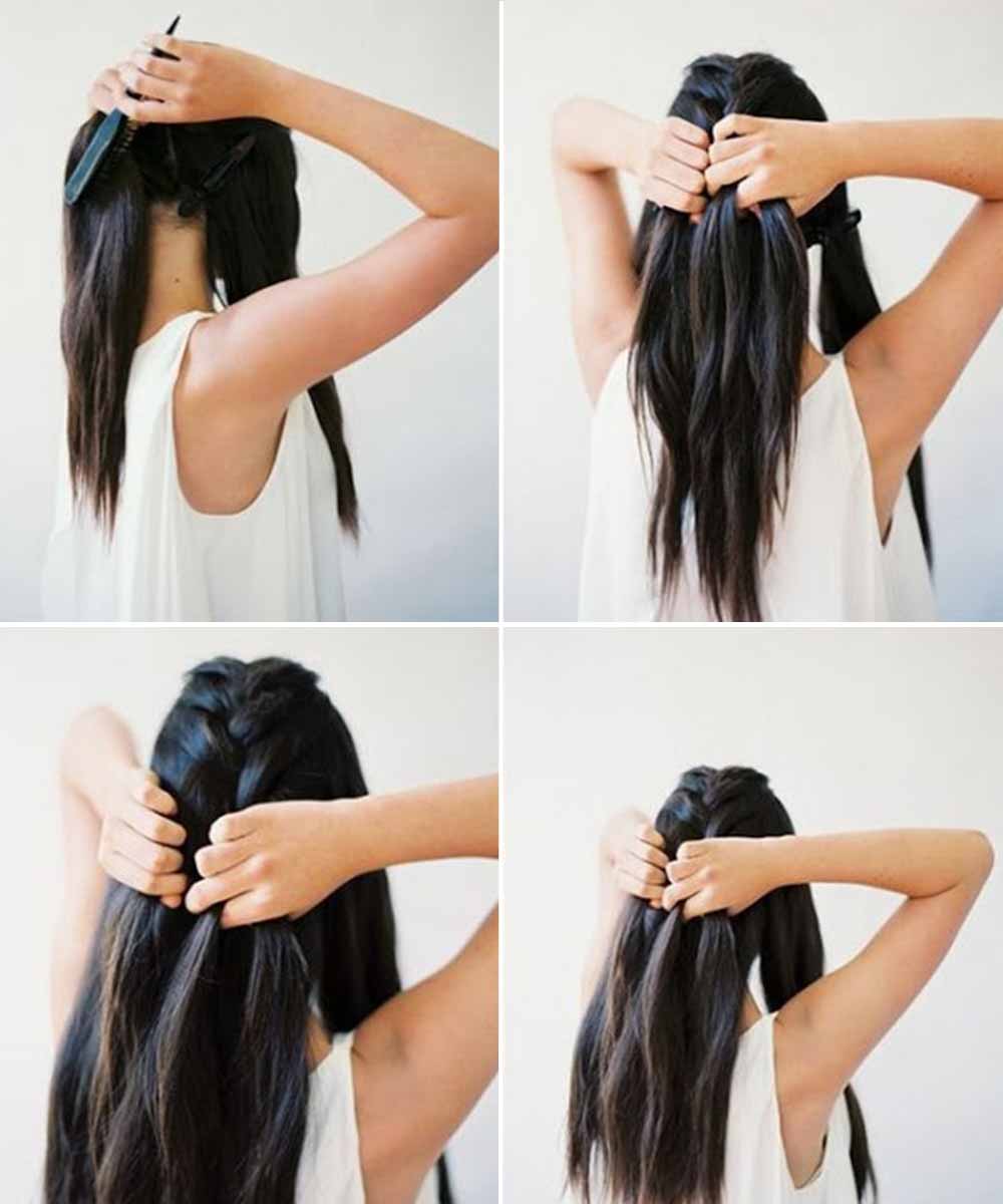 Tutorial acconciatura semplice per capelli lunghi