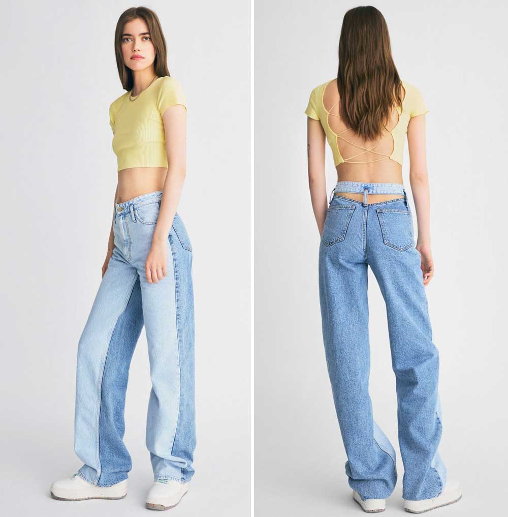 Jeans bershka cotone organico