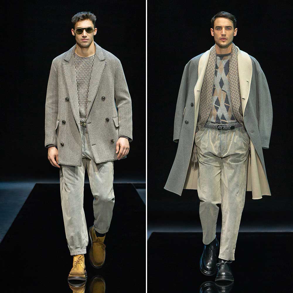 Look Giorgio Armani uomo MFW 2021