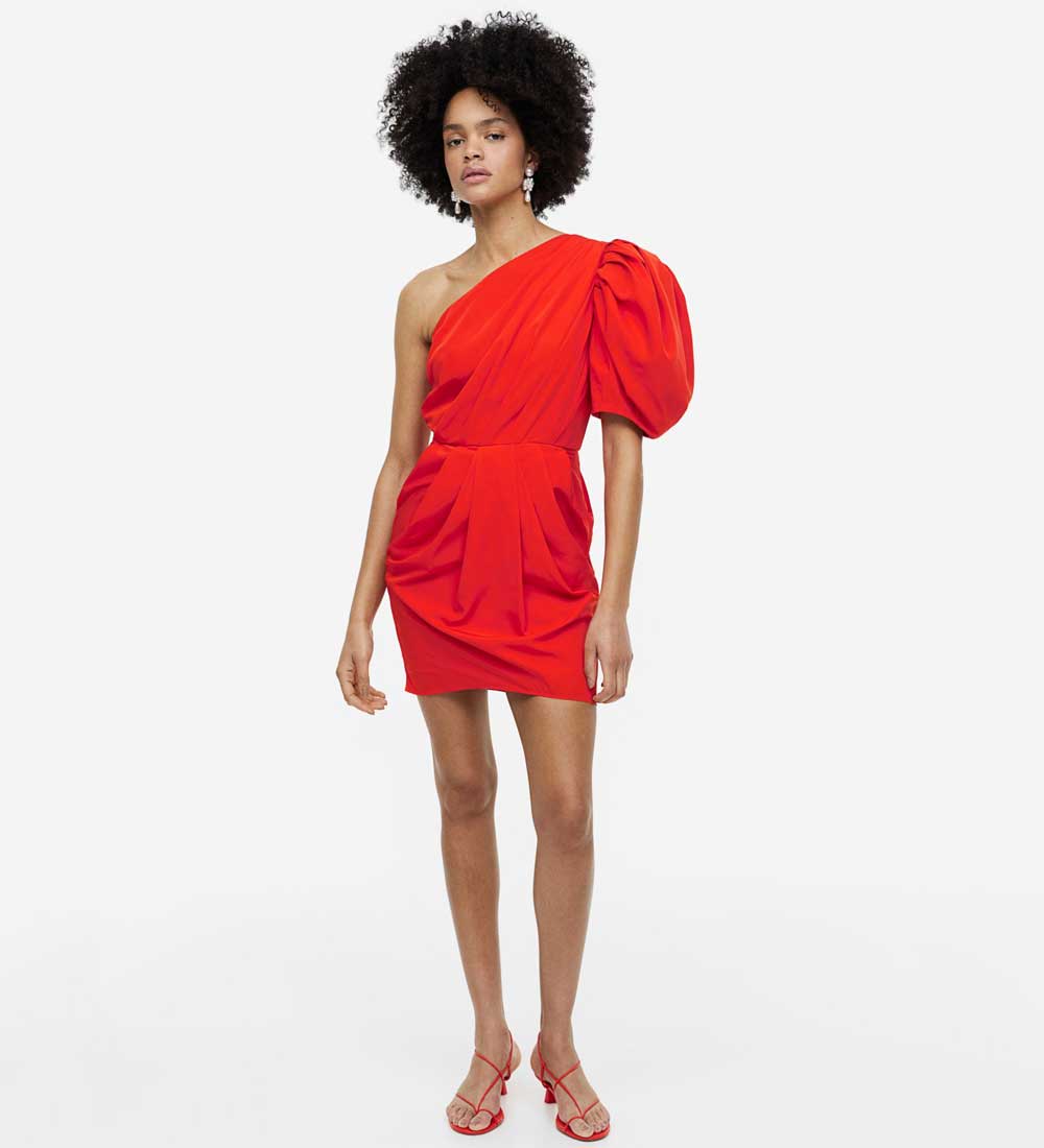 Minidress rosso H&M