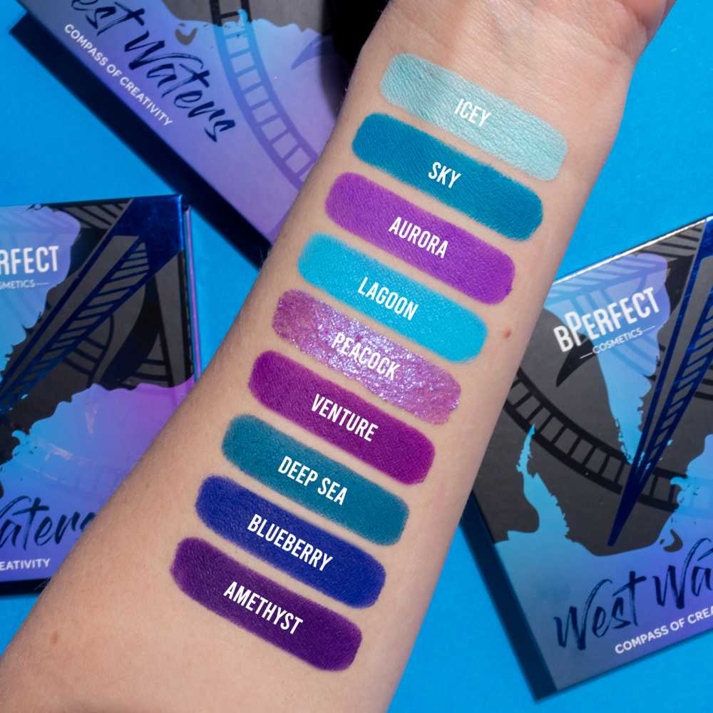 Swatches ombretti BPerfect