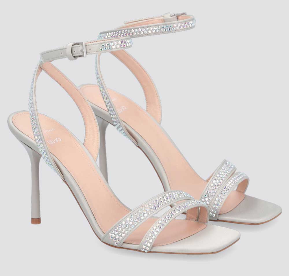 sandali eleganti argento