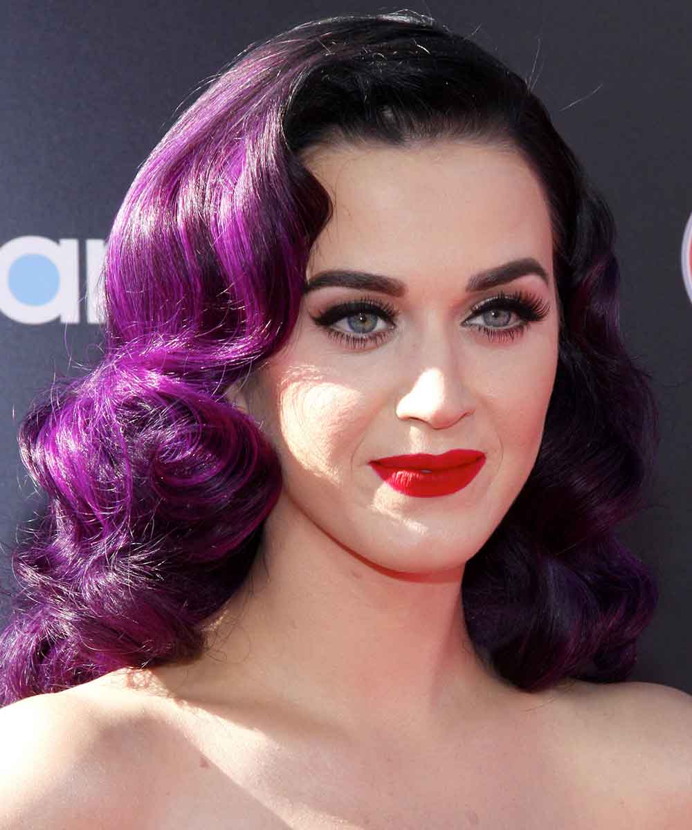 Capelli viola Katy Perry