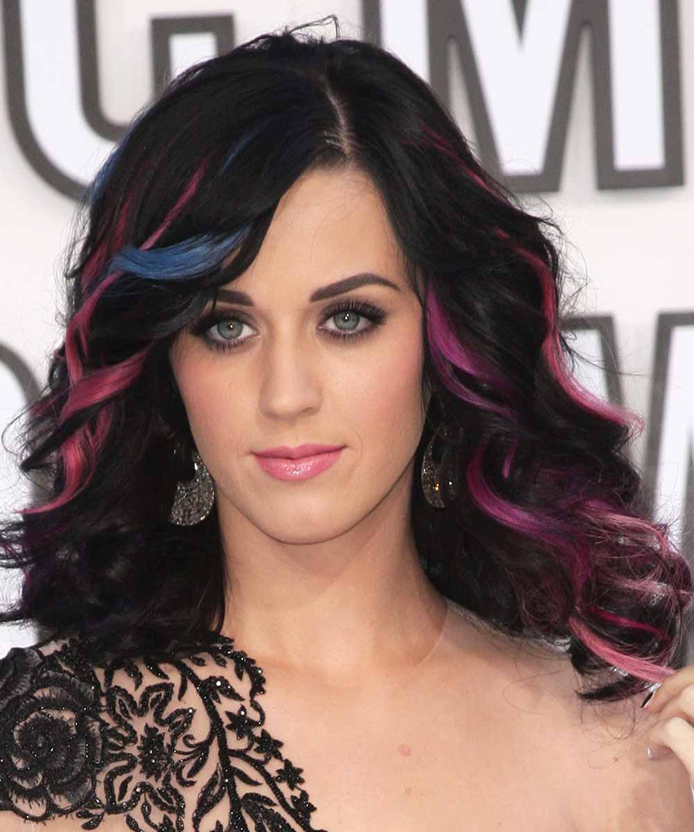 Meches colorate Katy Perry