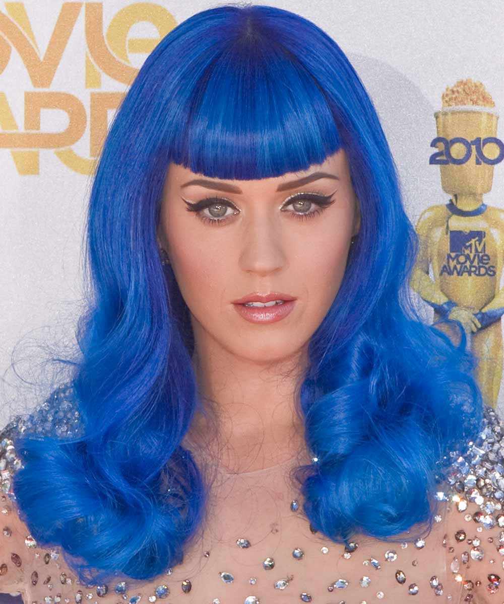 Katy Perry capelli blu