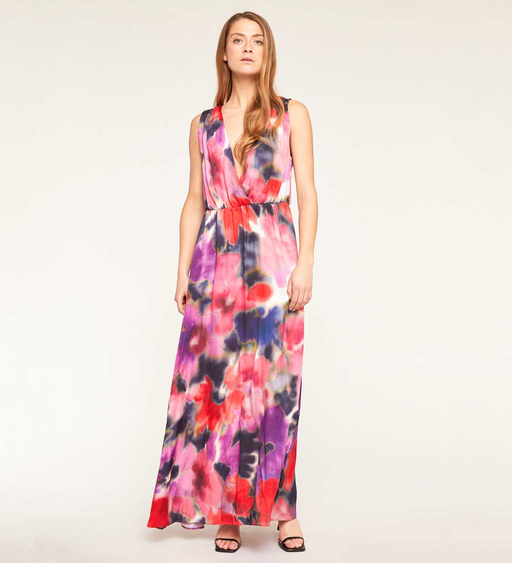 vestito elegante a fiori vestito elegante a fiori