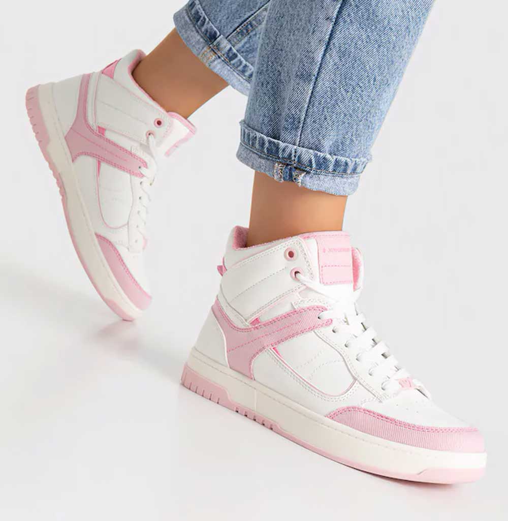 sneakers a stivaletto color block