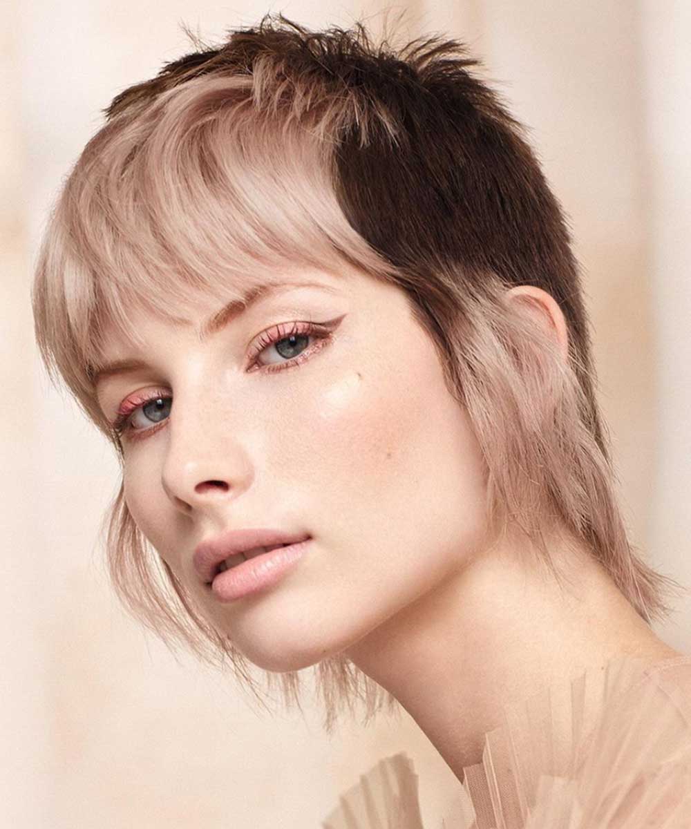 Capelli taglio mullet corto frangia Capelli taglio mullet corto frangia
