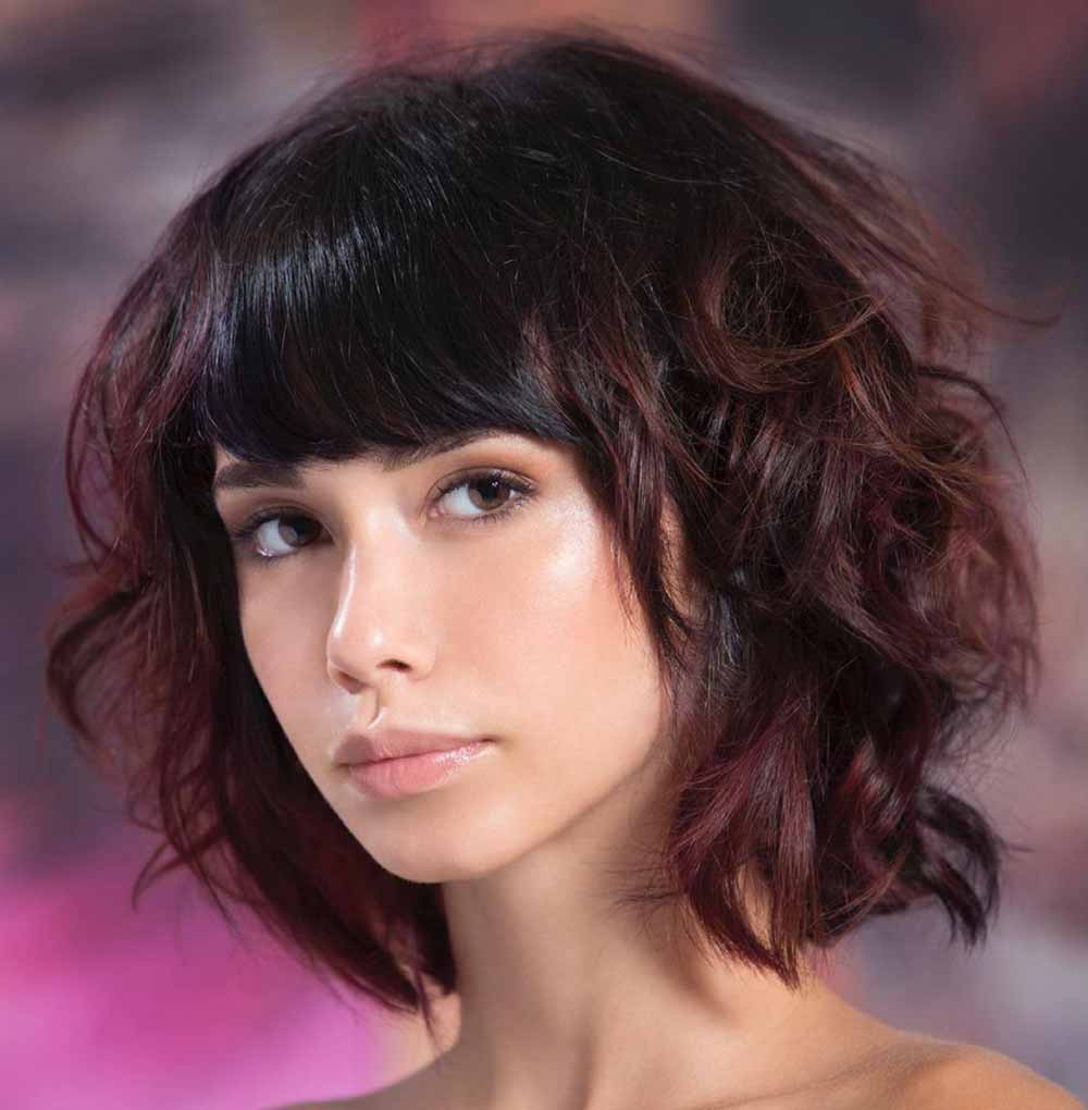 Wavy bob frangia Wavy bob frangia