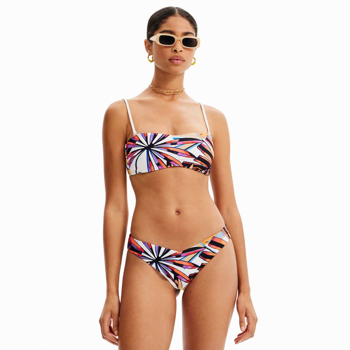 bikini a fascia tropicale