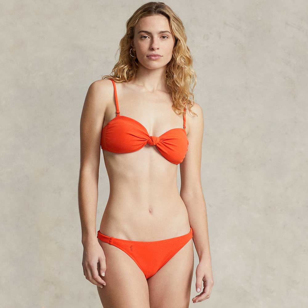 bikini a fascia arancione