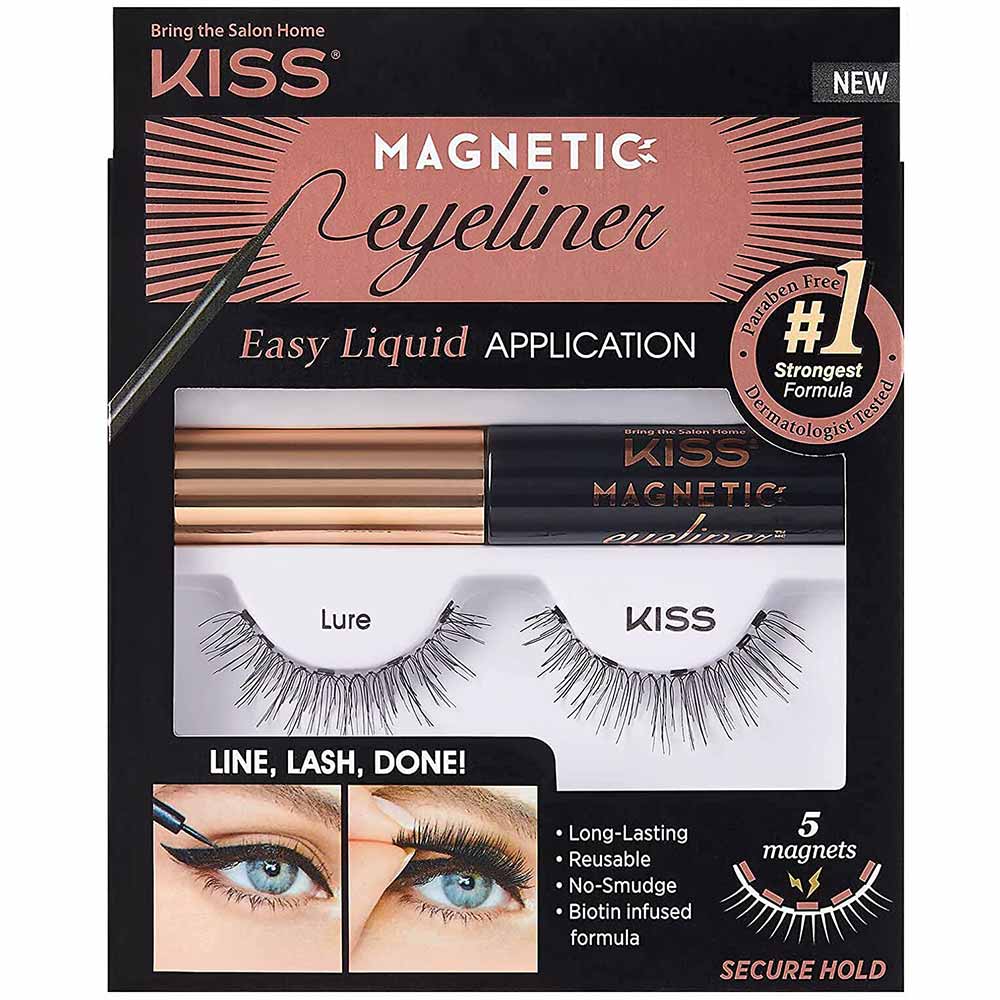 Eyeliner magnetico con ciglia finte Kiss