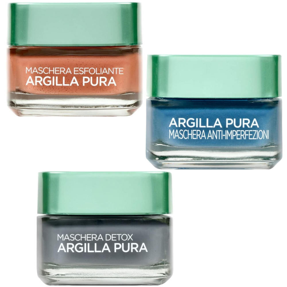Maschere viso in crema L'Oréal Argilla Pura