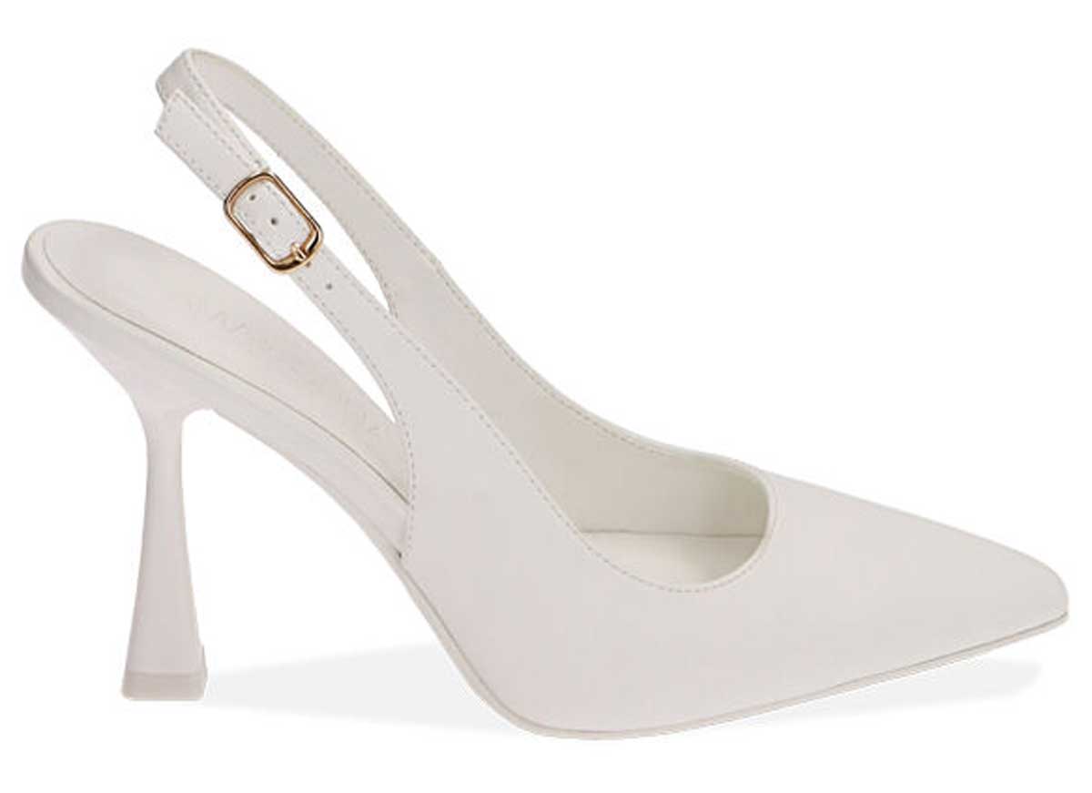 Slingback bianche Primadonna