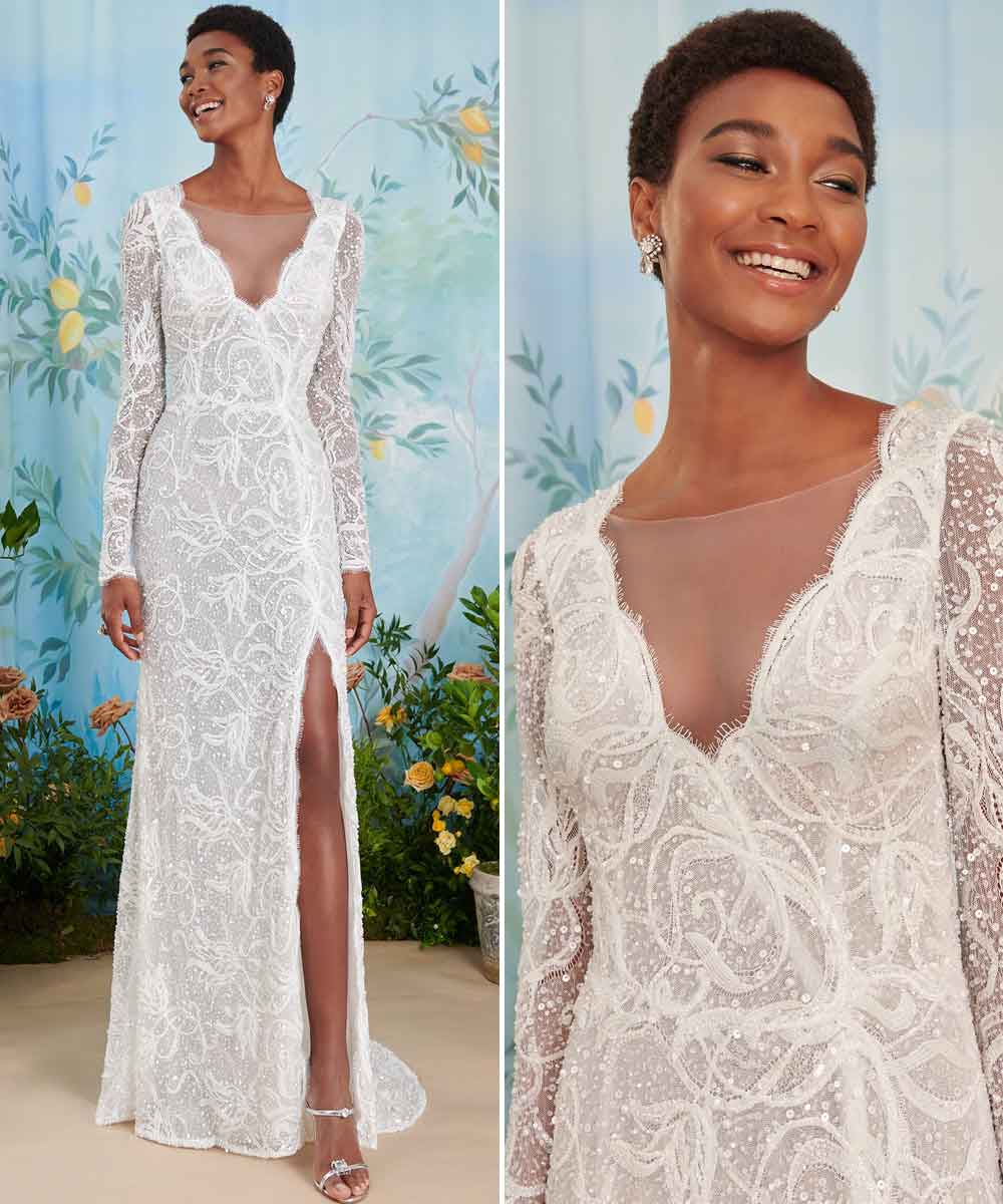 Abiti da sposa spacco Atelier Eme 2021