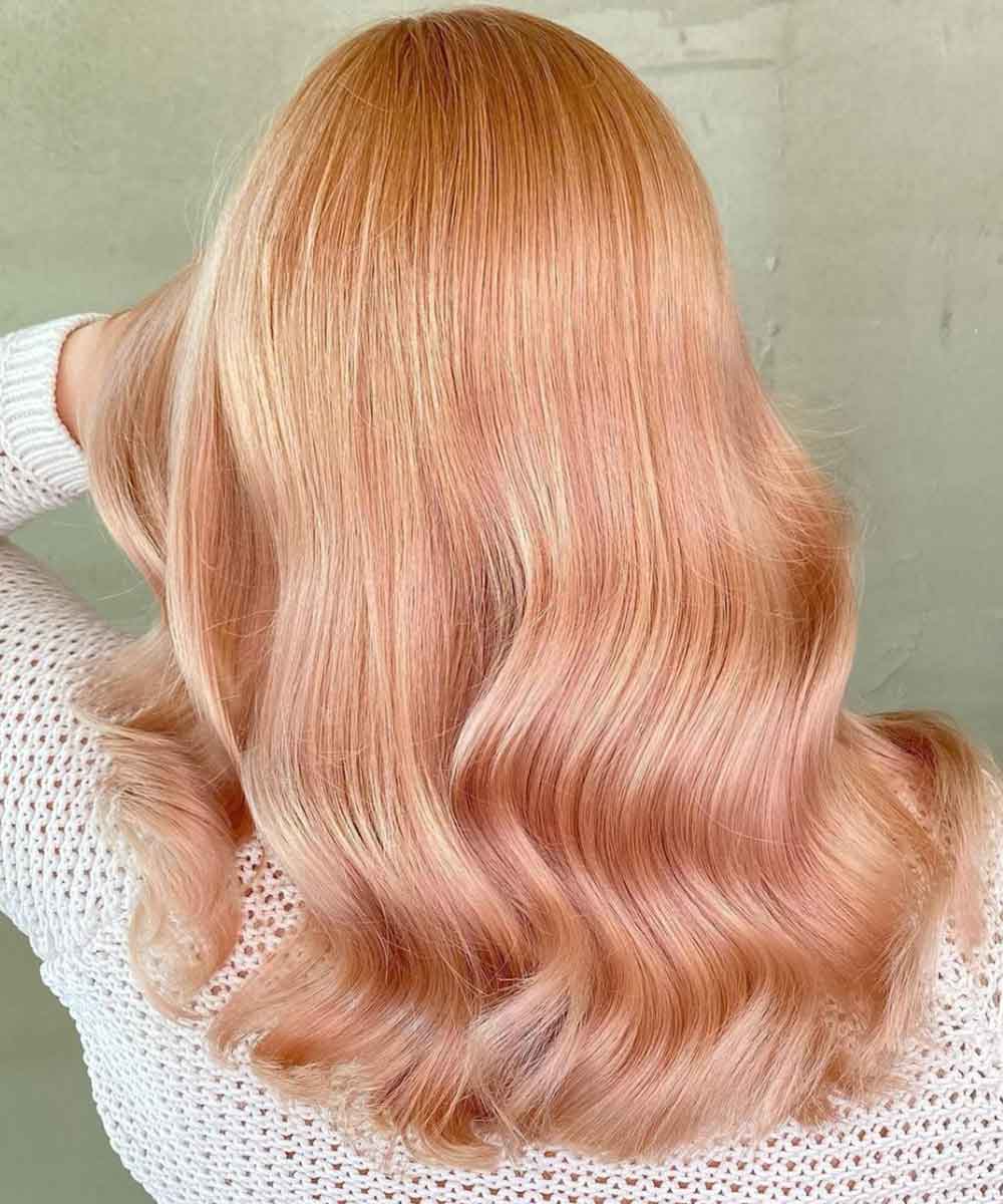 Peach blonde 2021 Peach blonde 2021