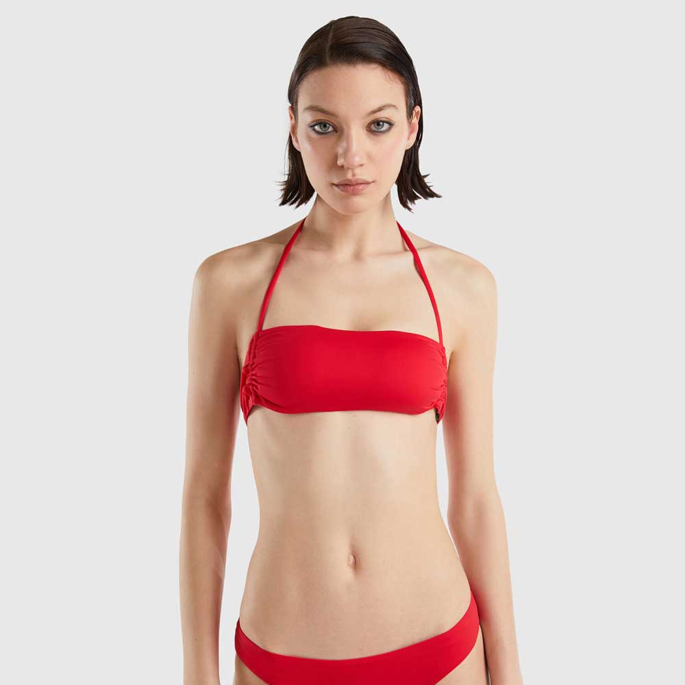bikini rosso a fascia