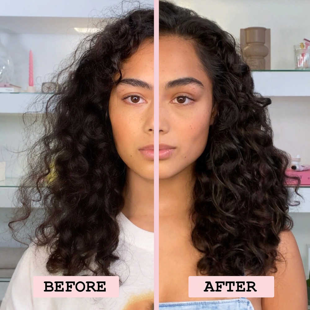 Prima e dopo prodotti capelli Gisou