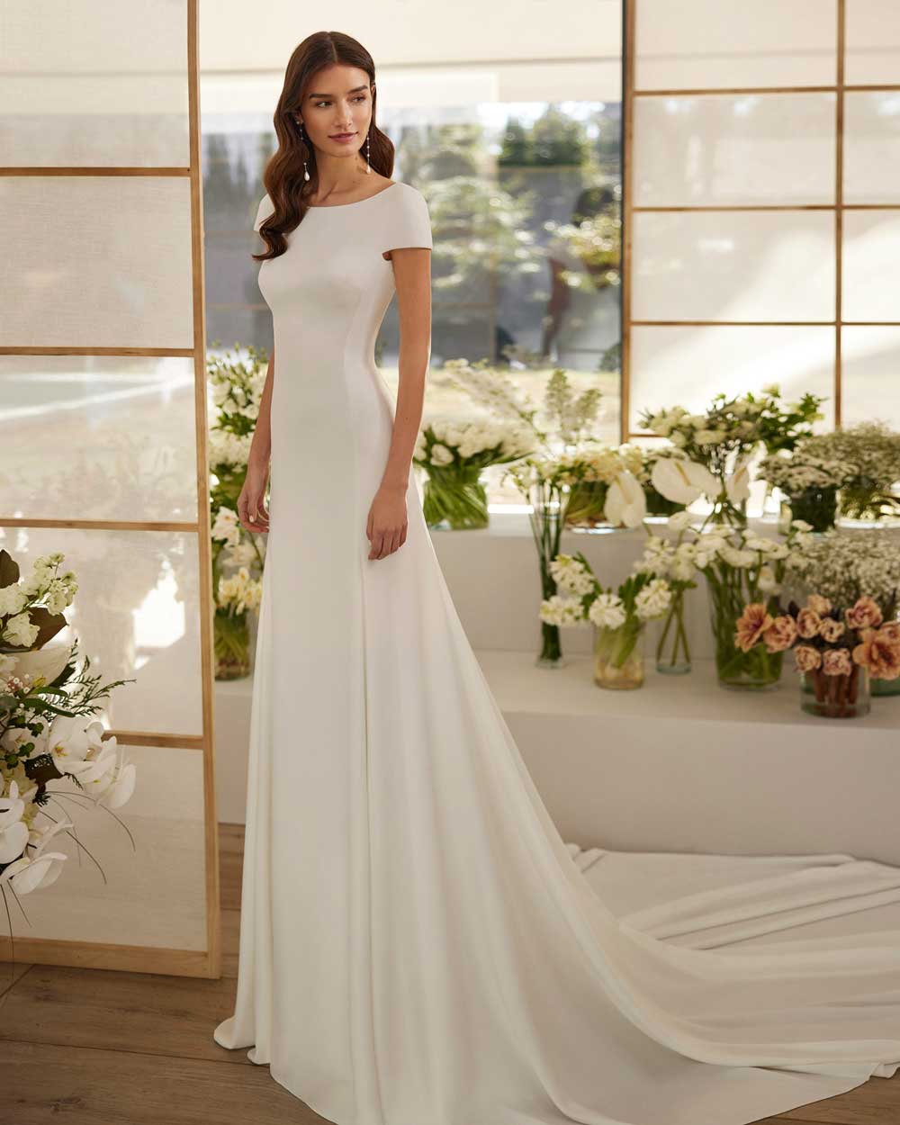 vestito sposa minimal chic