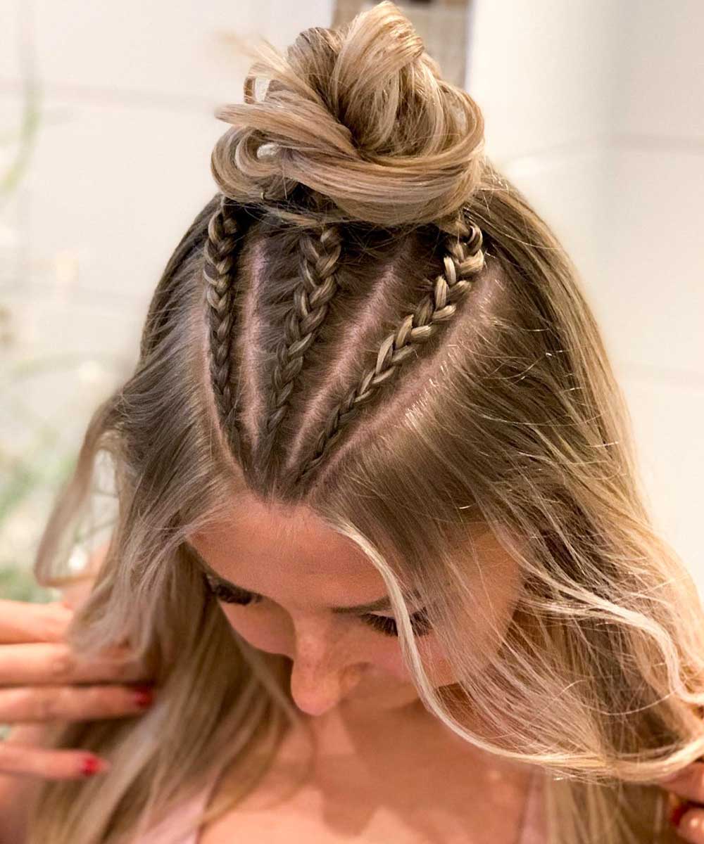 Semiraccolto trecce chignon Semiraccolto trecce chignon
