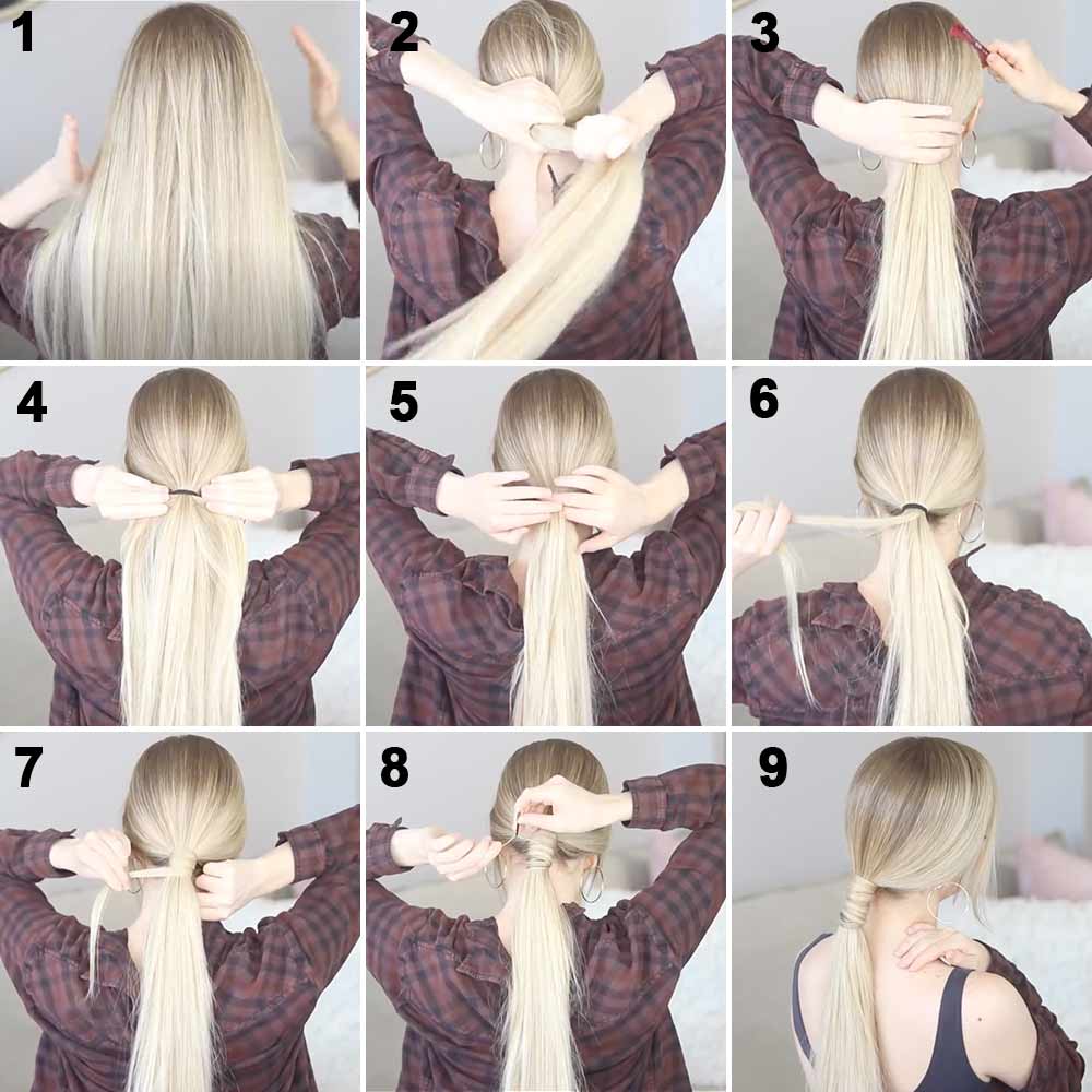 Come fare la coda di cavallo bassa tutorial Come fare la coda di cavallo bassa tutorial