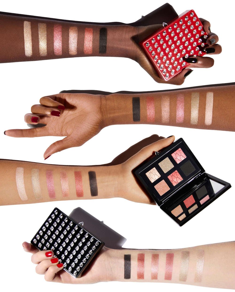 Swatches palette ombretti Louboutin