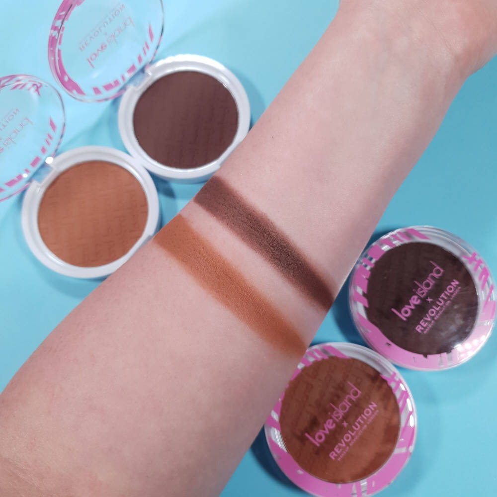 Swatches bronzer Makeup Revolution 